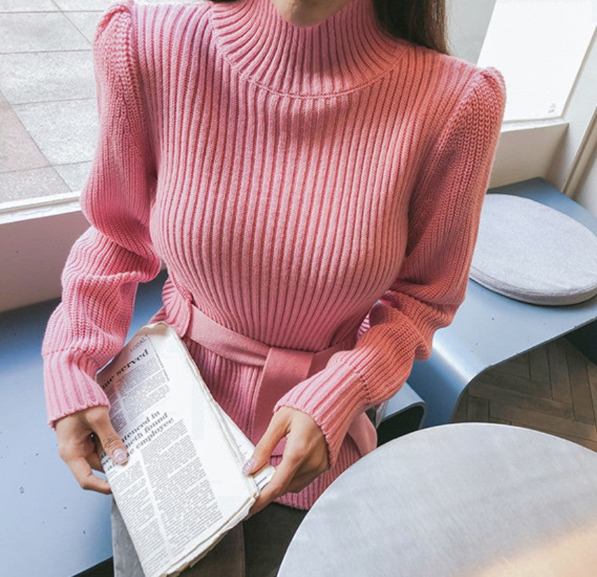 Cardigan shoulderbow