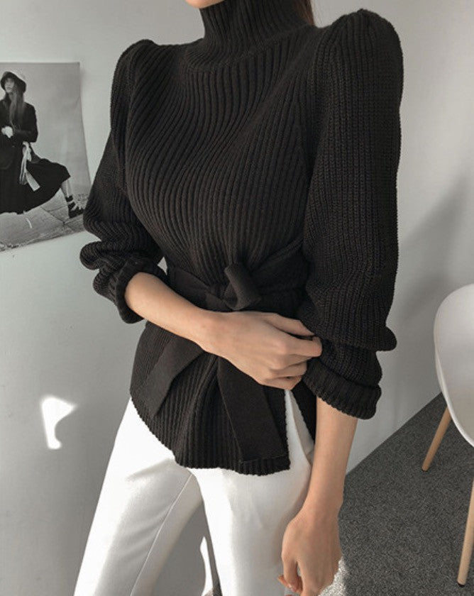 Cardigan shoulderbow