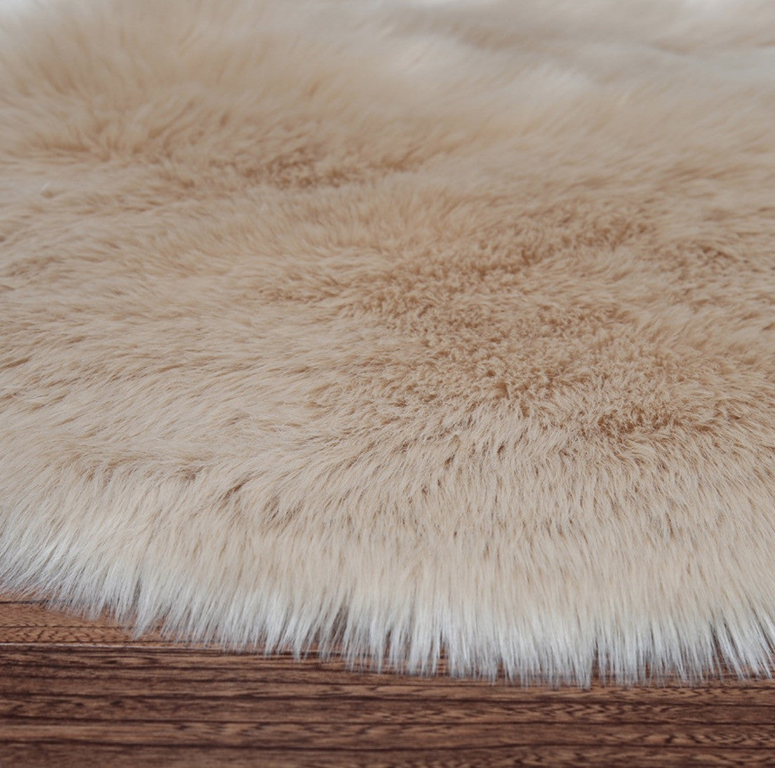 Tappeto peloso tondo