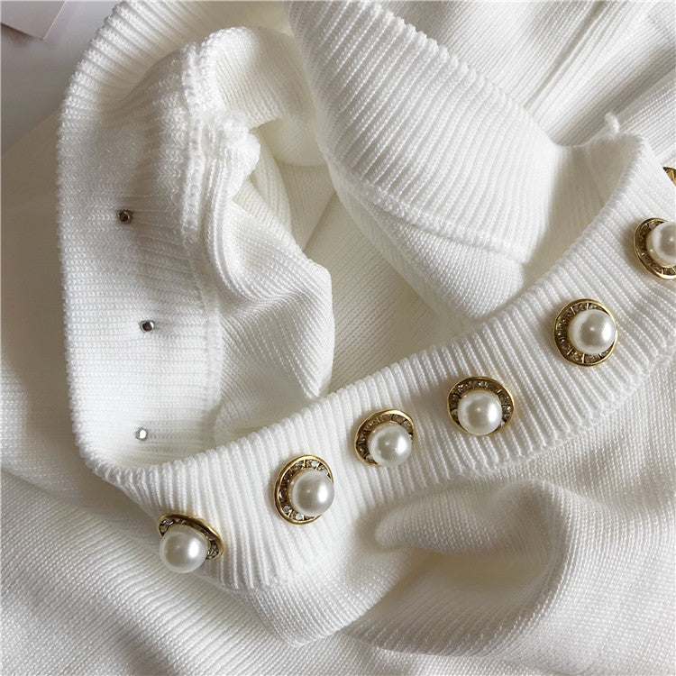 Maglioncini smanicati collier