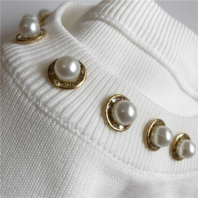 Maglioncini smanicati collier