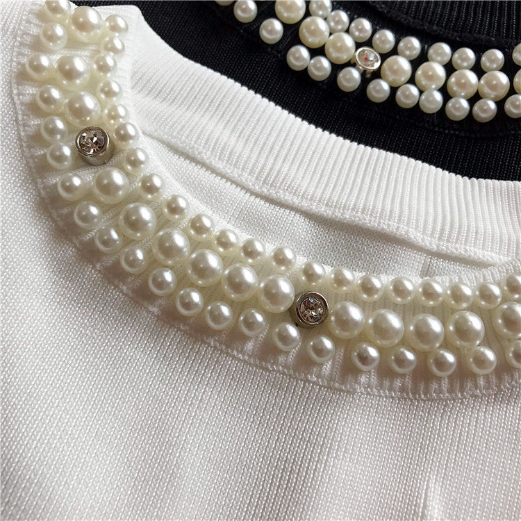 Maglioncini smanicati collier