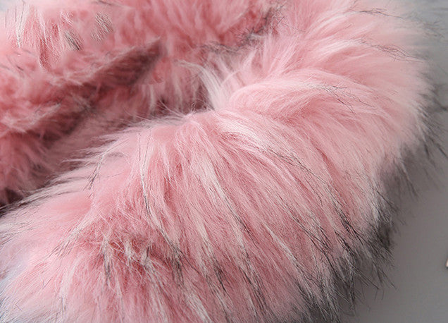 Giubbino baby jeans ecofur colors