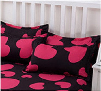 Set letto cuori rossi biggy