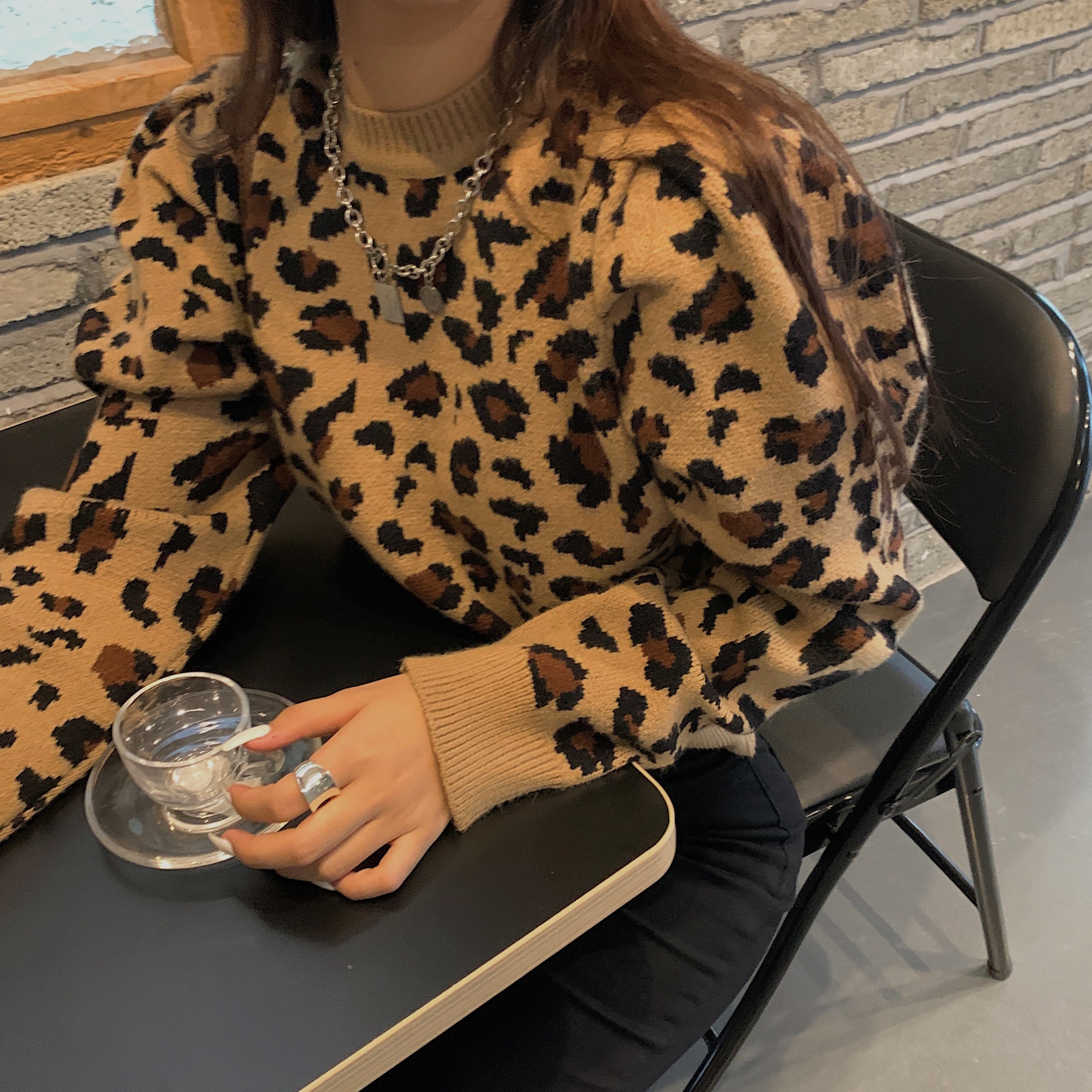 Maglione Leopard Kenya