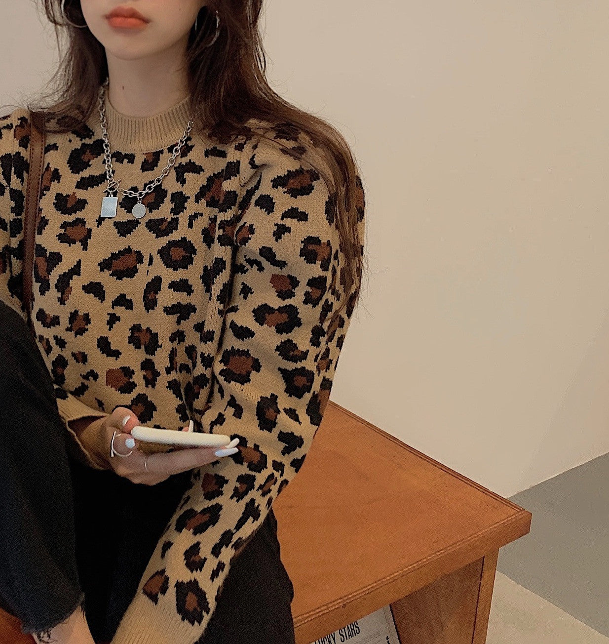 Maglione Leopard Kenya