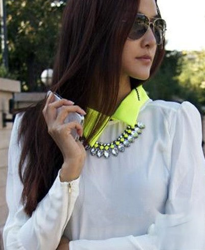 Collana Neon Krizia - collana neon con brillanti | Dream Shop