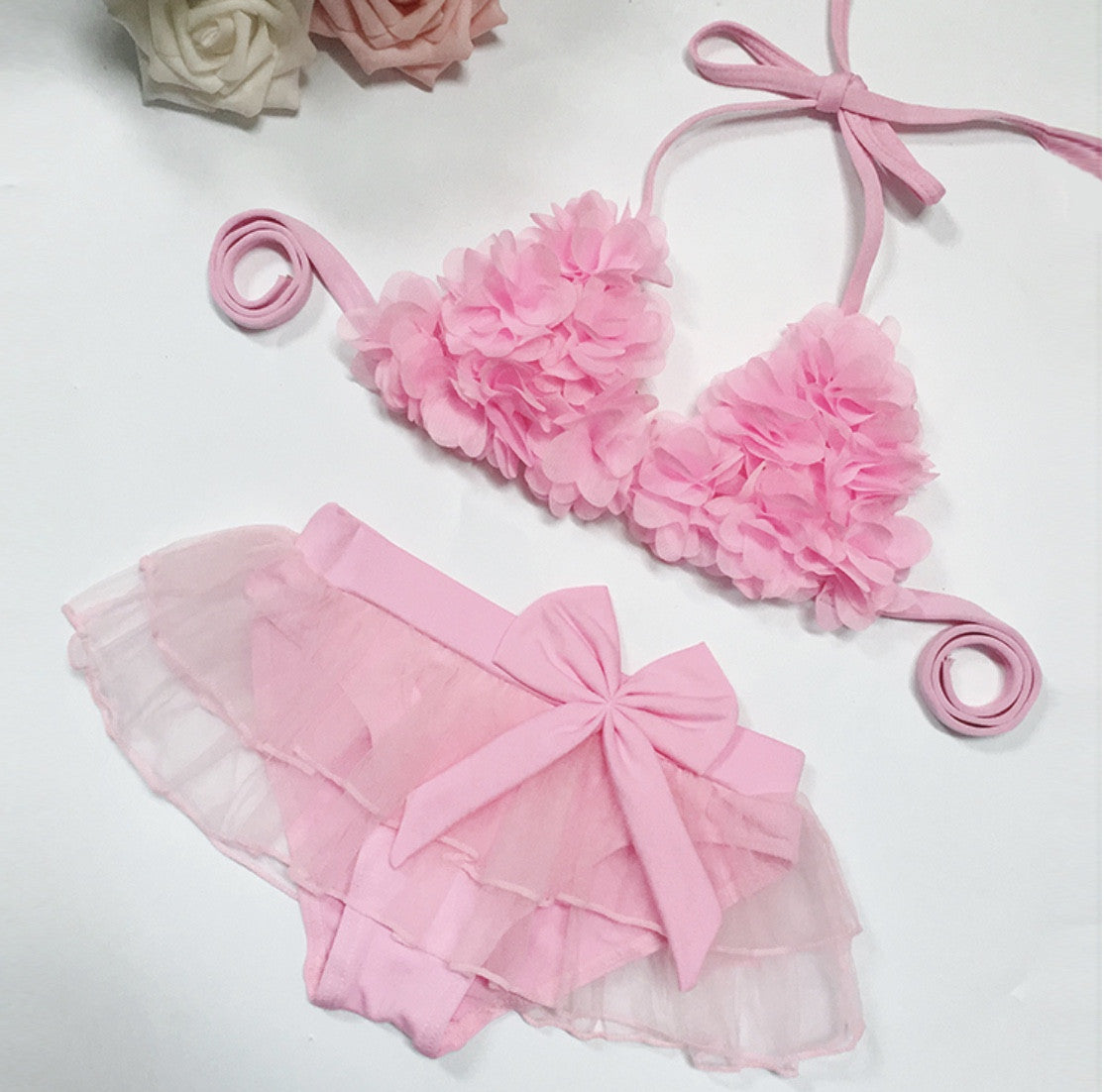 Bikini baby petali tulle