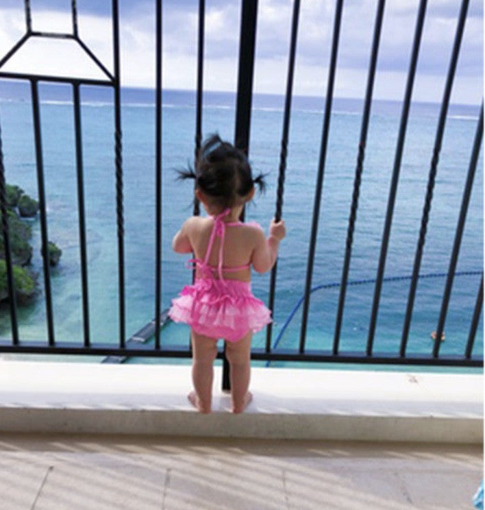 Bikini baby petali tulle