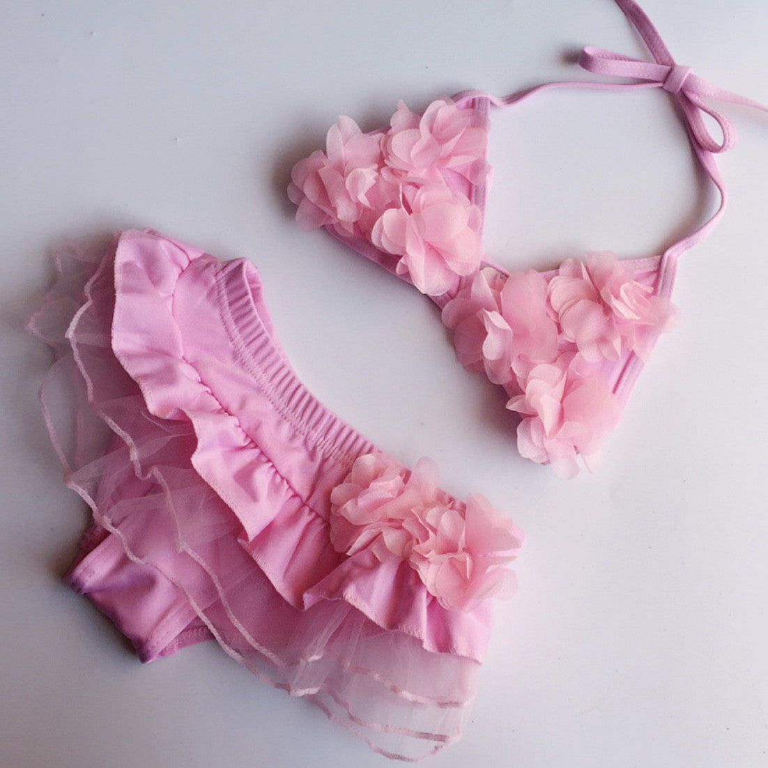 Bikini baby petali tulle