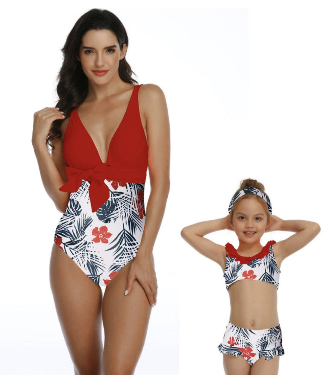 Bikini-monokini flowers mamma-bimba