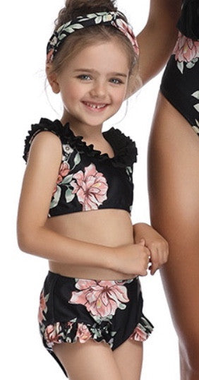 Bikini-monokini flowers mamma-bimba