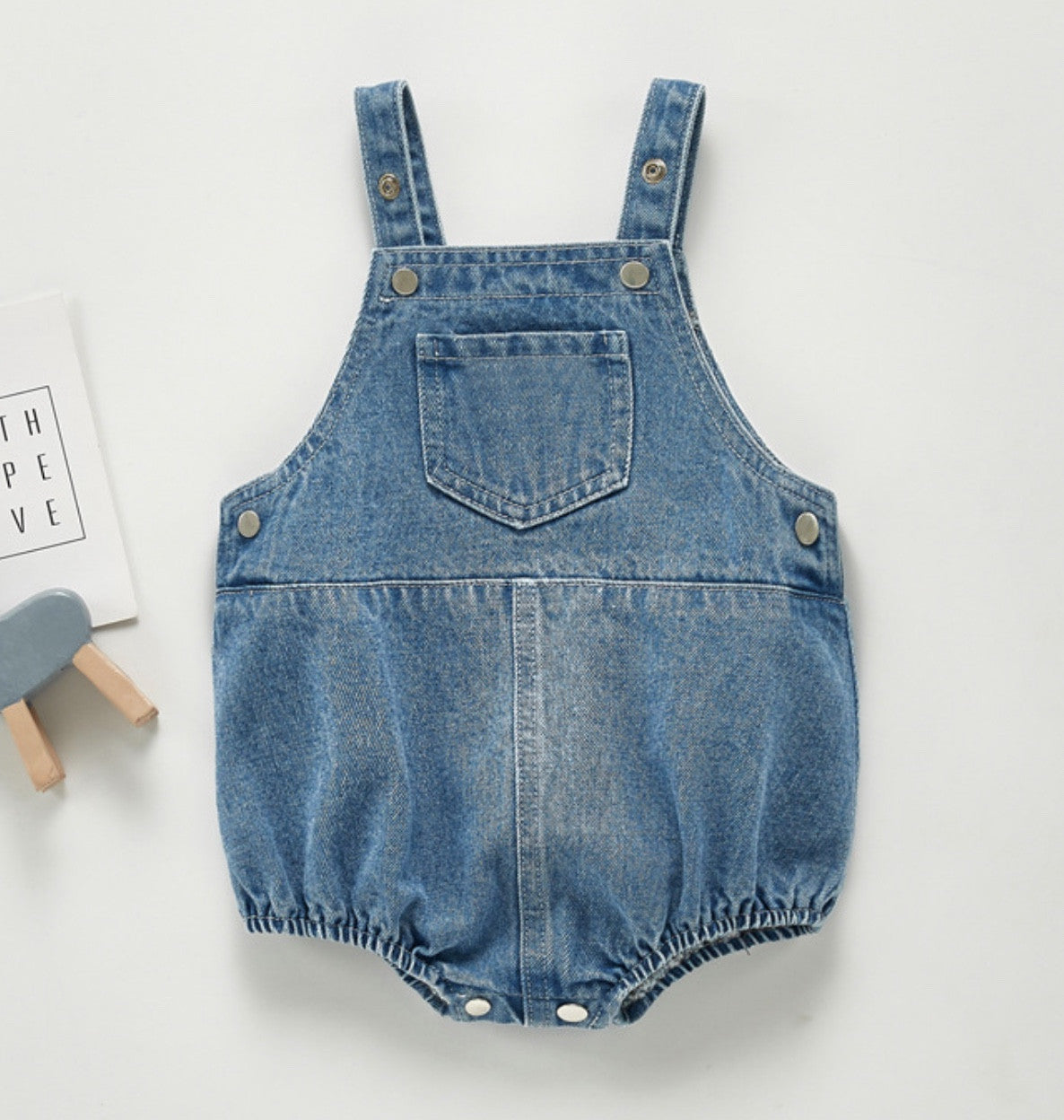 Body-salopette baby denim