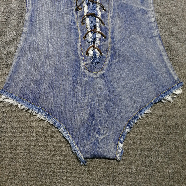 Body in denim coppe
