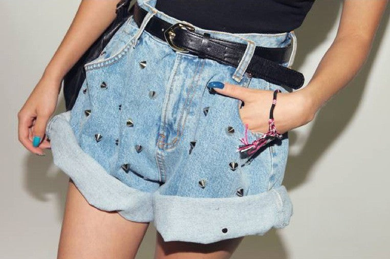 Shorts Cool Studs dettaglio denim — Dream Shop