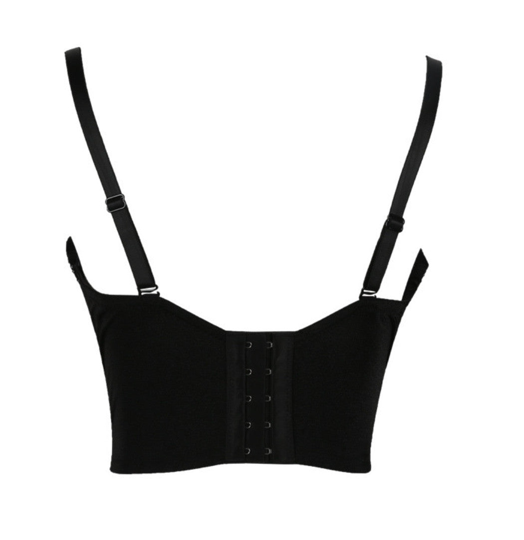 Top pizzo e strass Figi