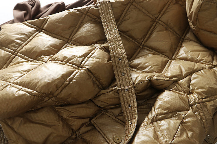 Piumino lungo Estyl cappuccio