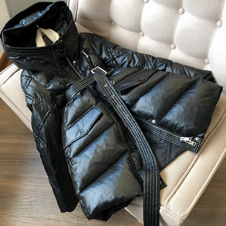 Piumino lungo Estyl cappuccio