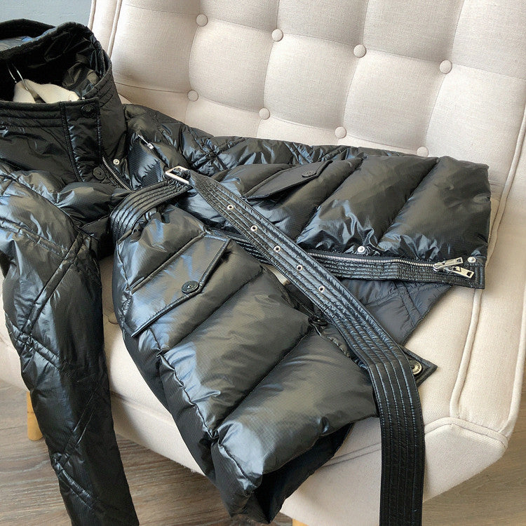 Piumino lungo Estyl cappuccio