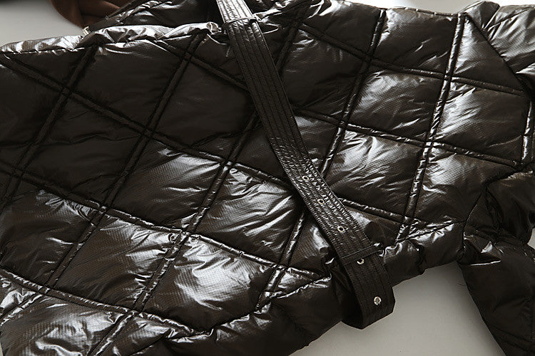 Piumino lungo Estyl cappuccio