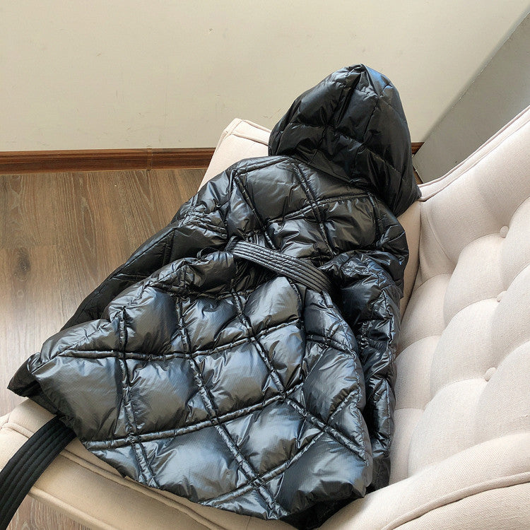 Piumino lungo Estyl cappuccio