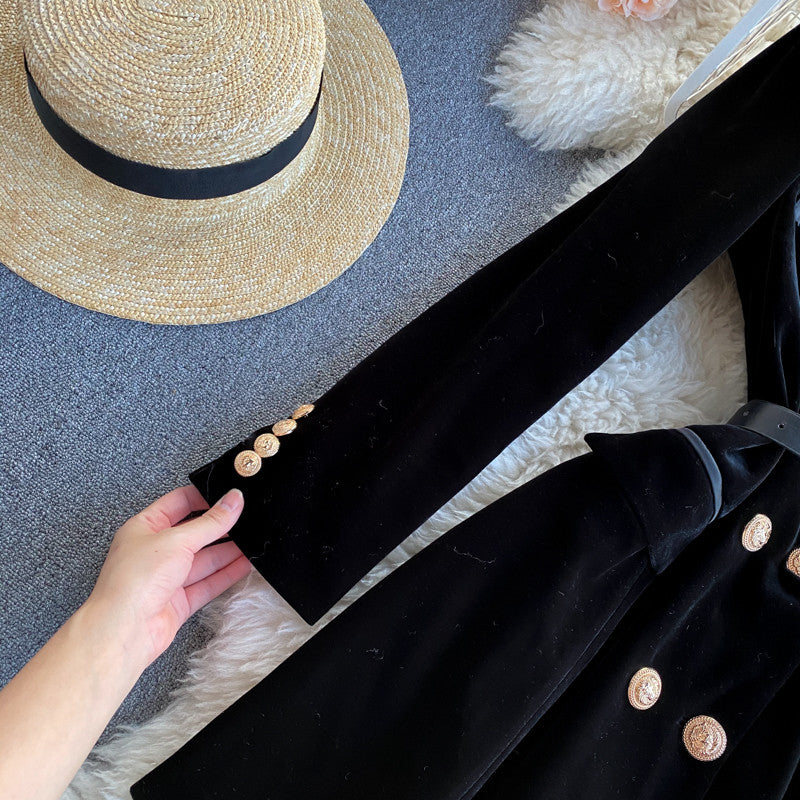 Blazer-dress velvet Rdika