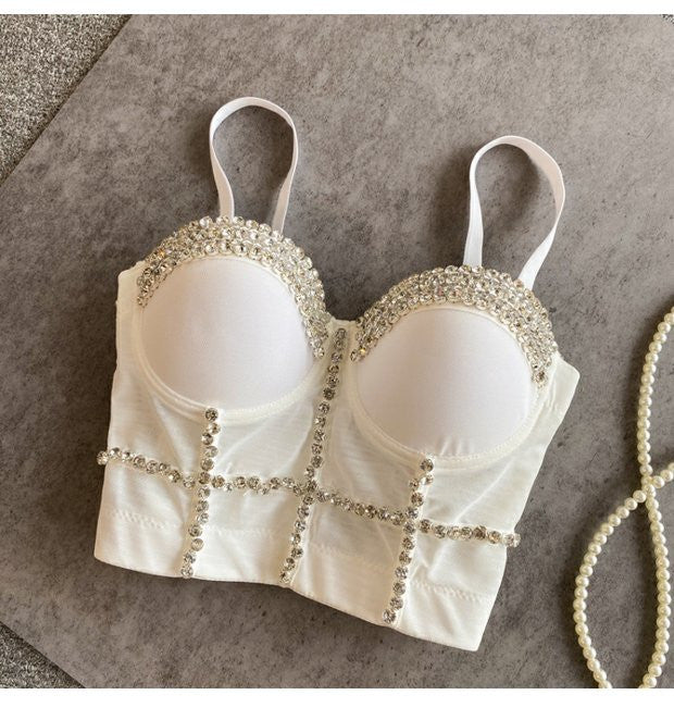 Crop Top Diamond Chain