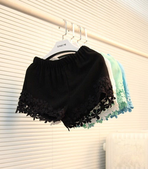 Solid Margareth Shorts Azzurro dettaglio | Dream Shop