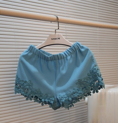 Solid Margareth Shorts Verde indossato | Dream Shop