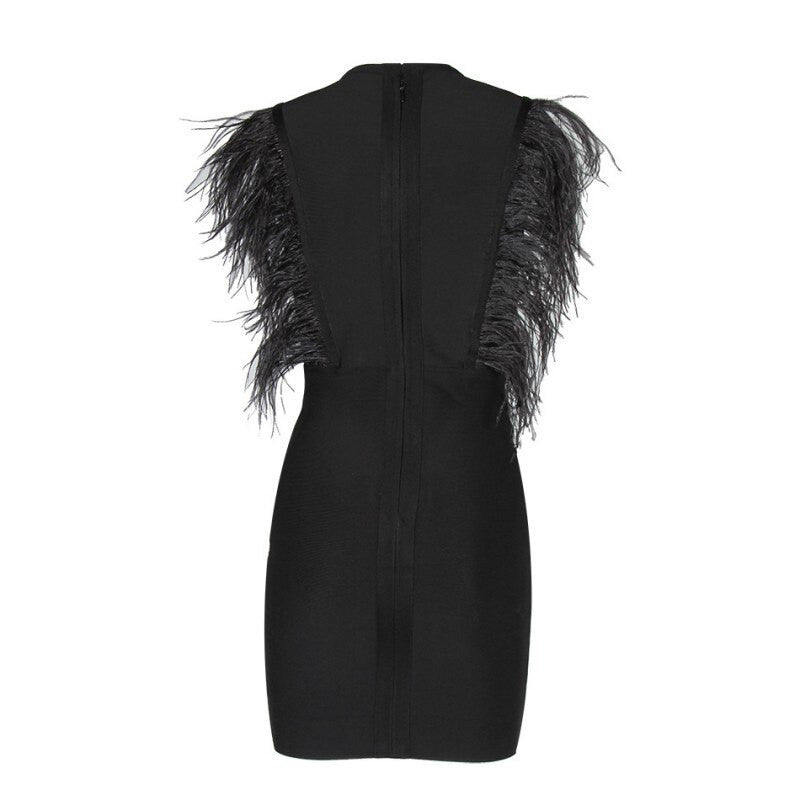 Abito Piume Ikla