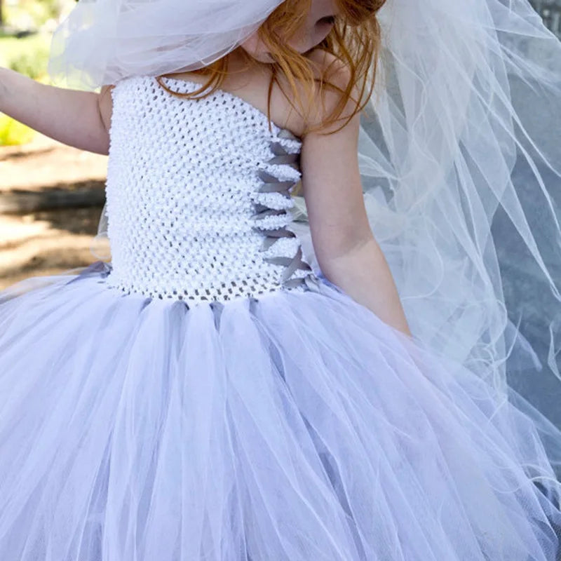 Abito tutù sposa morta bambina
Costume Halloween in tulle