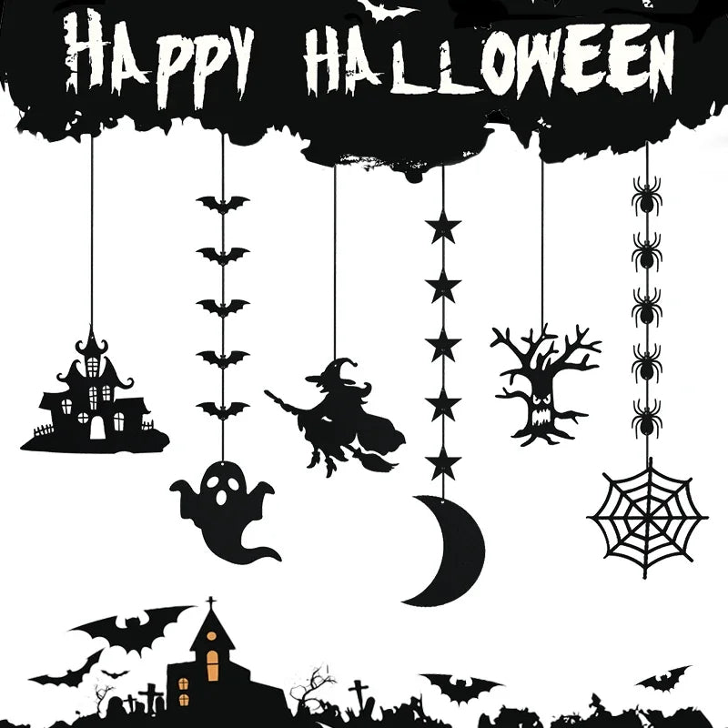 Ghirlande di carta Halloween
Festoni appesi a tema spettrale