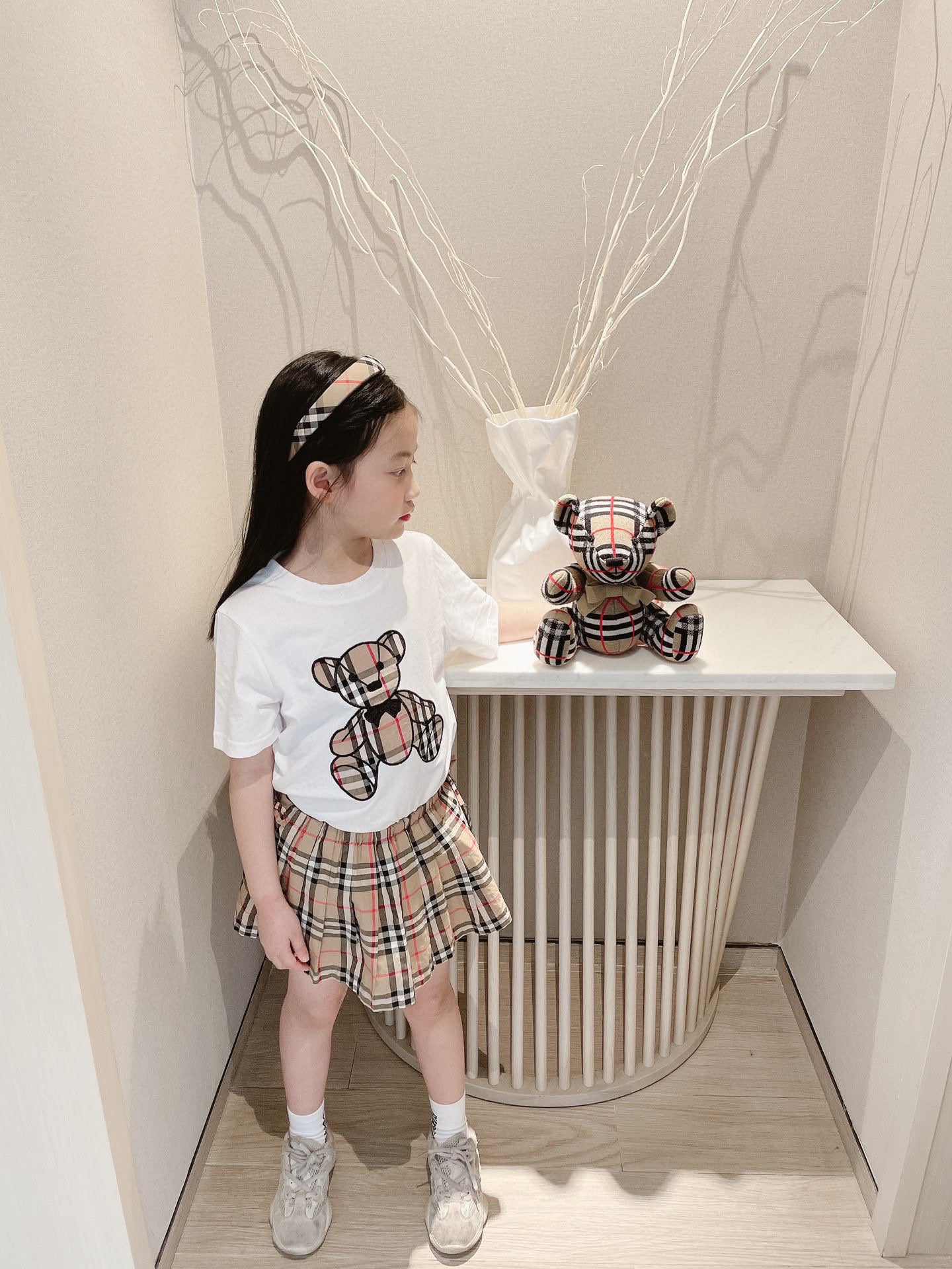 T-shirt baby orso tweed