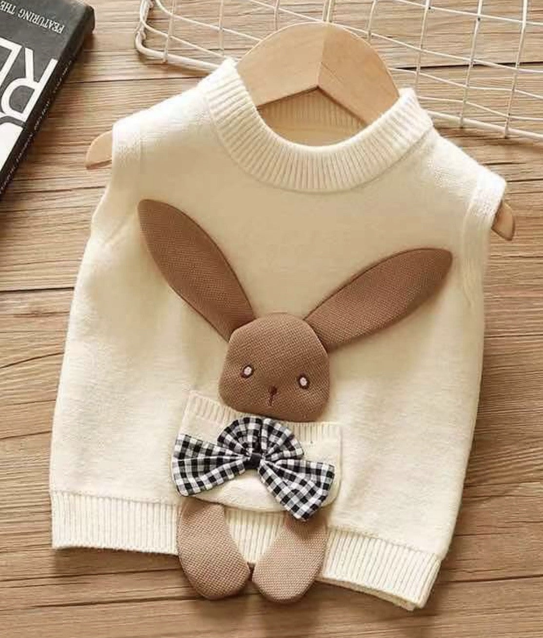 Gilet bimba coniglietto