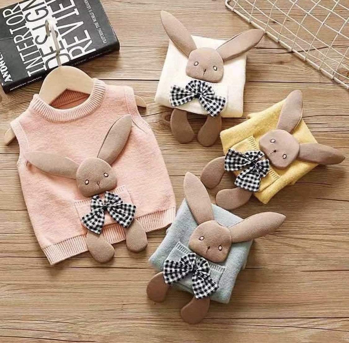 Gilet bimba coniglietto
