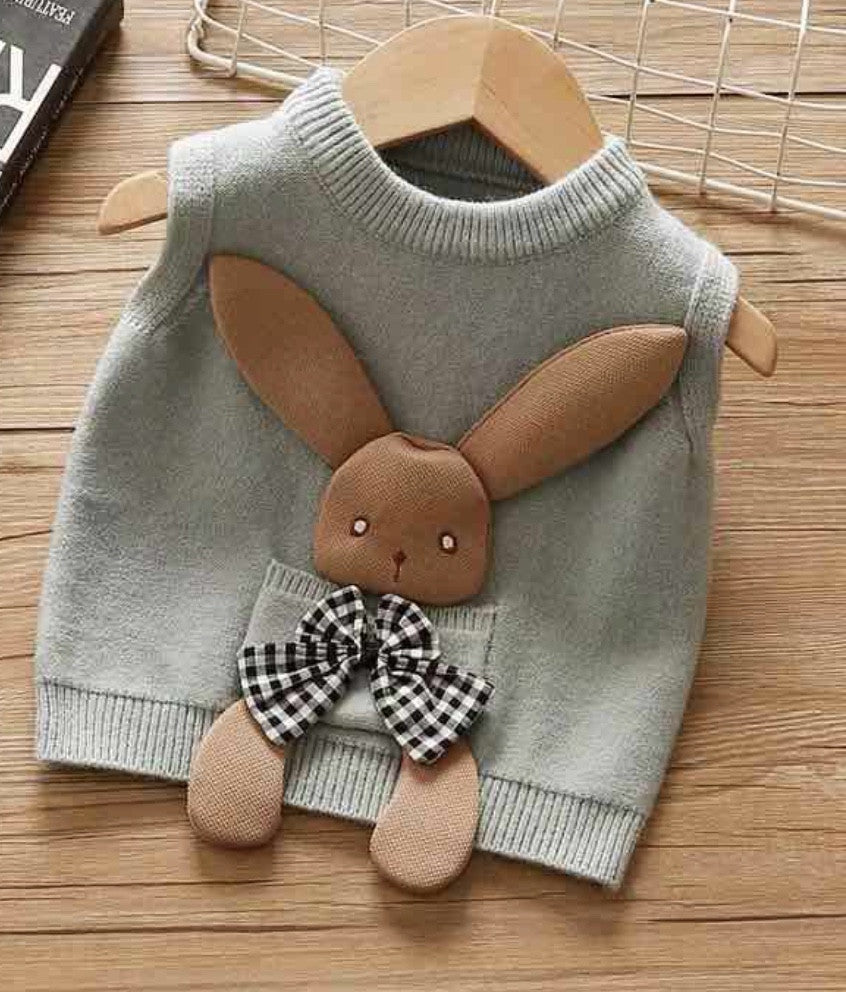 Gilet bimba coniglietto