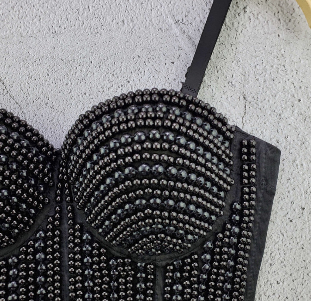 Corpetto strass Jann