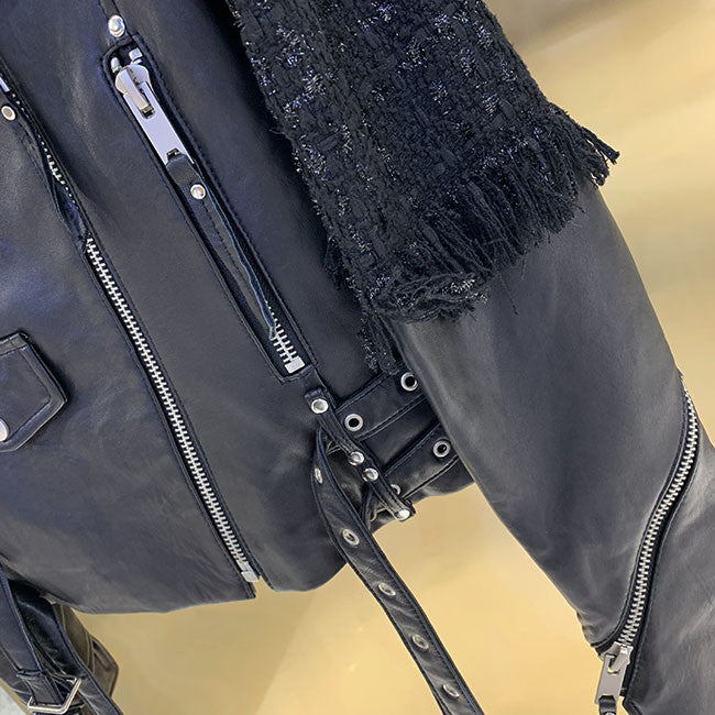 Giubbino pelle Syster