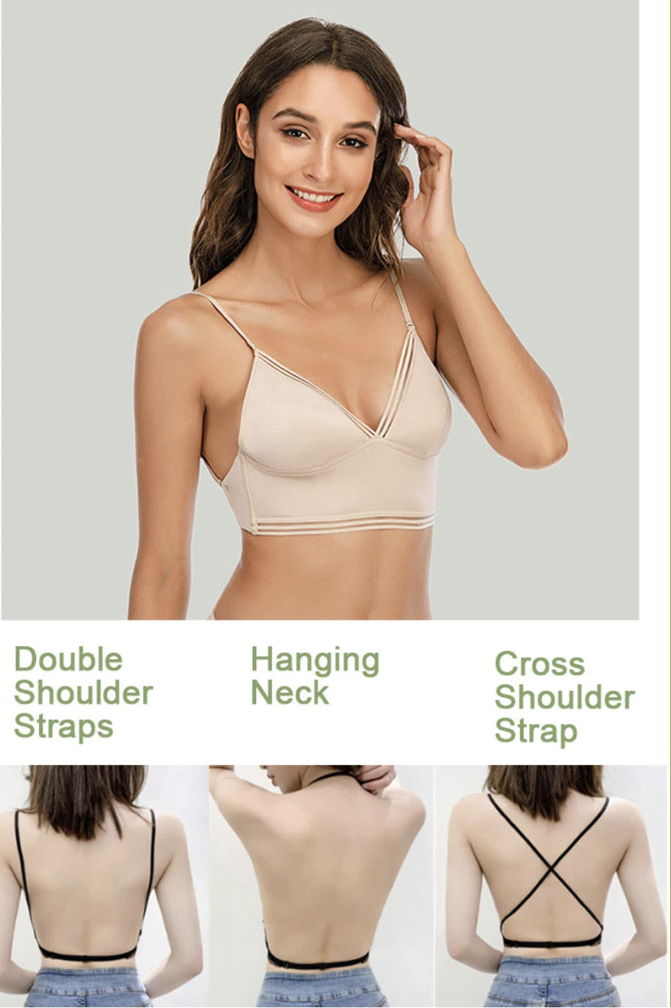 Bralette invisibile superscollata