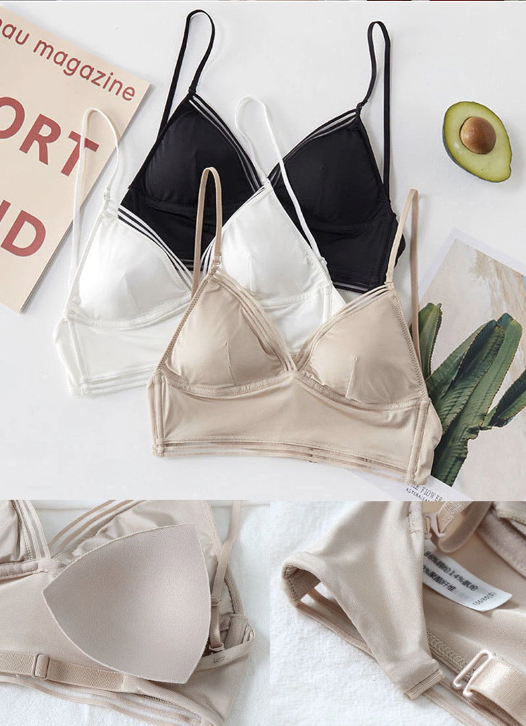 Bralette invisibile superscollata