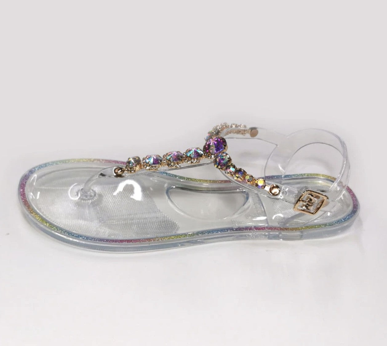 Ciabattine fondal strass