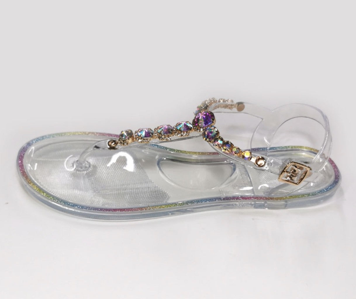 Ciabattine fondal strass