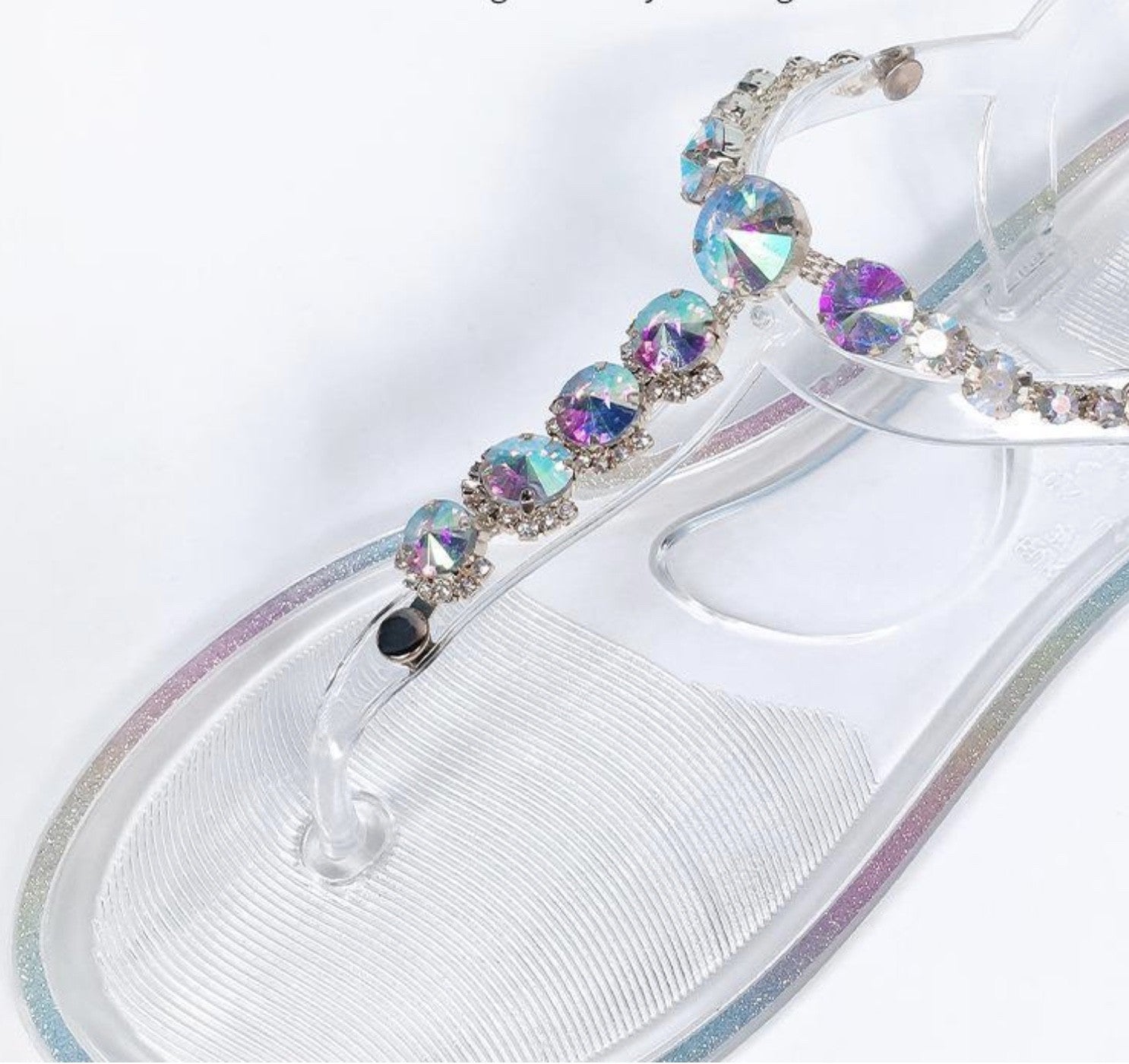 Ciabattine fondal strass