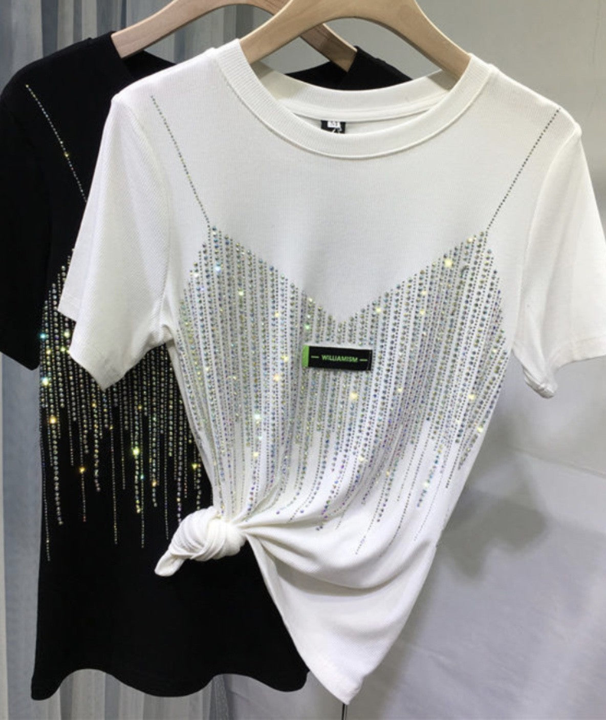 T-shirt top-crystal