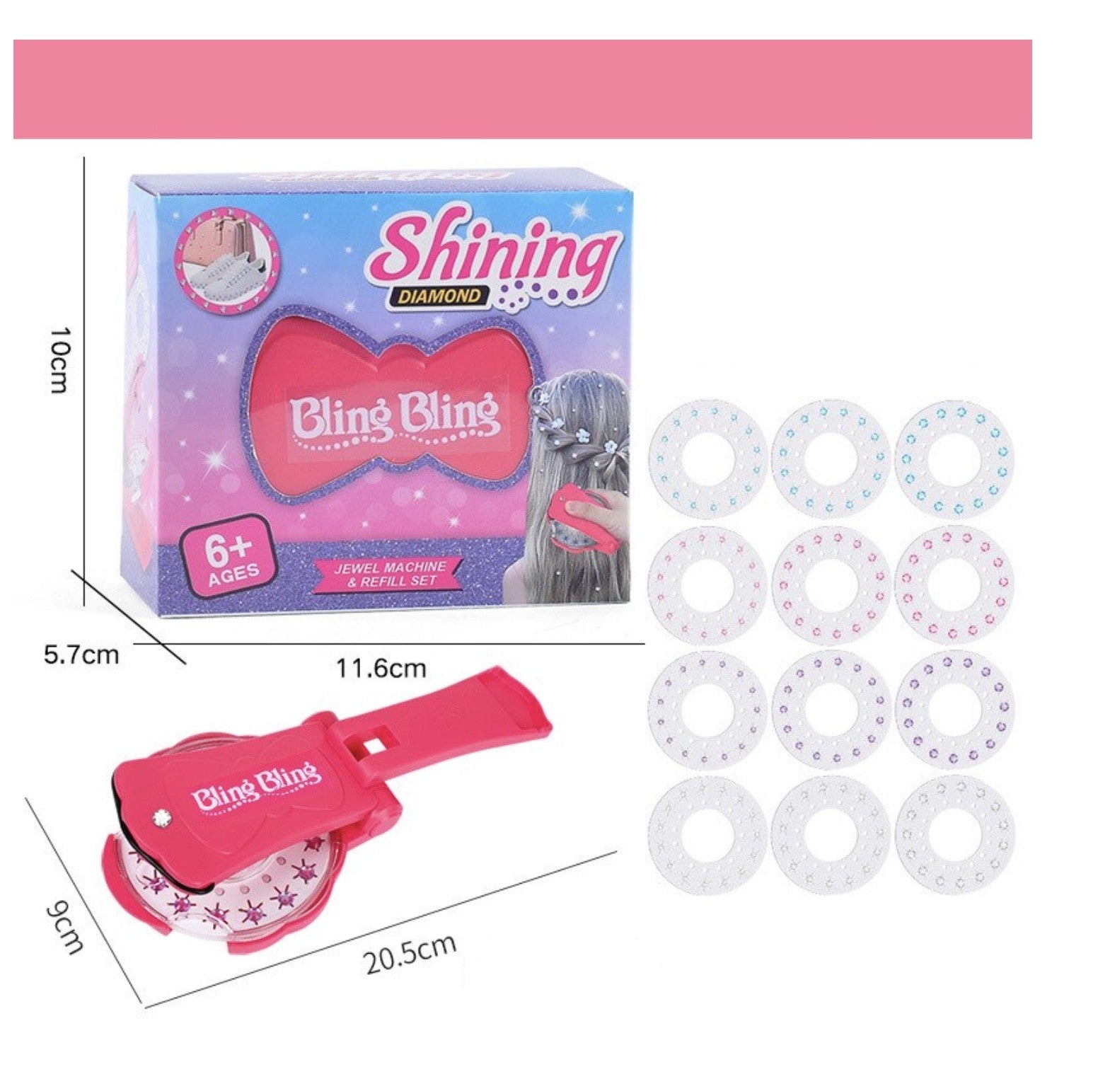 Applicatore strass capelli