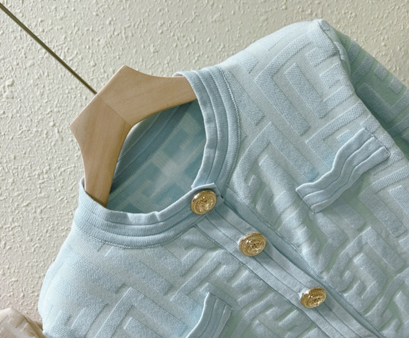 Cardigan in maglia Geomy