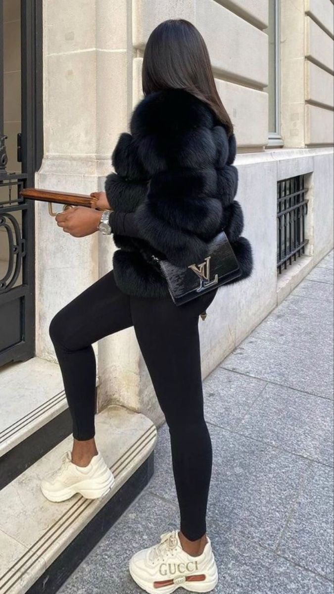 Abrigo de piel Quinzia