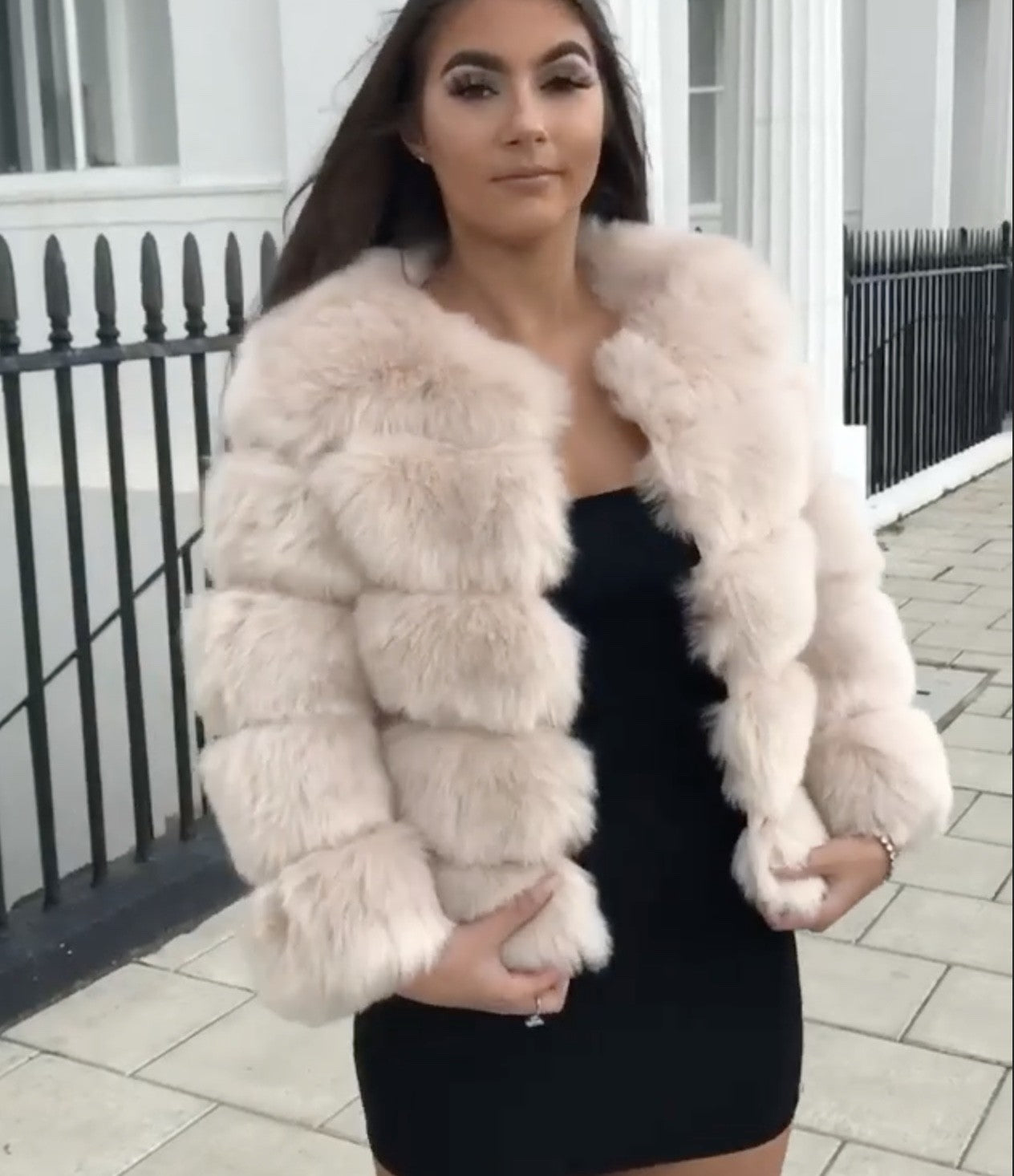 Abrigo de piel Quinzia