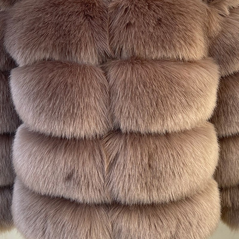 Pelliccia cappuccio Elodie