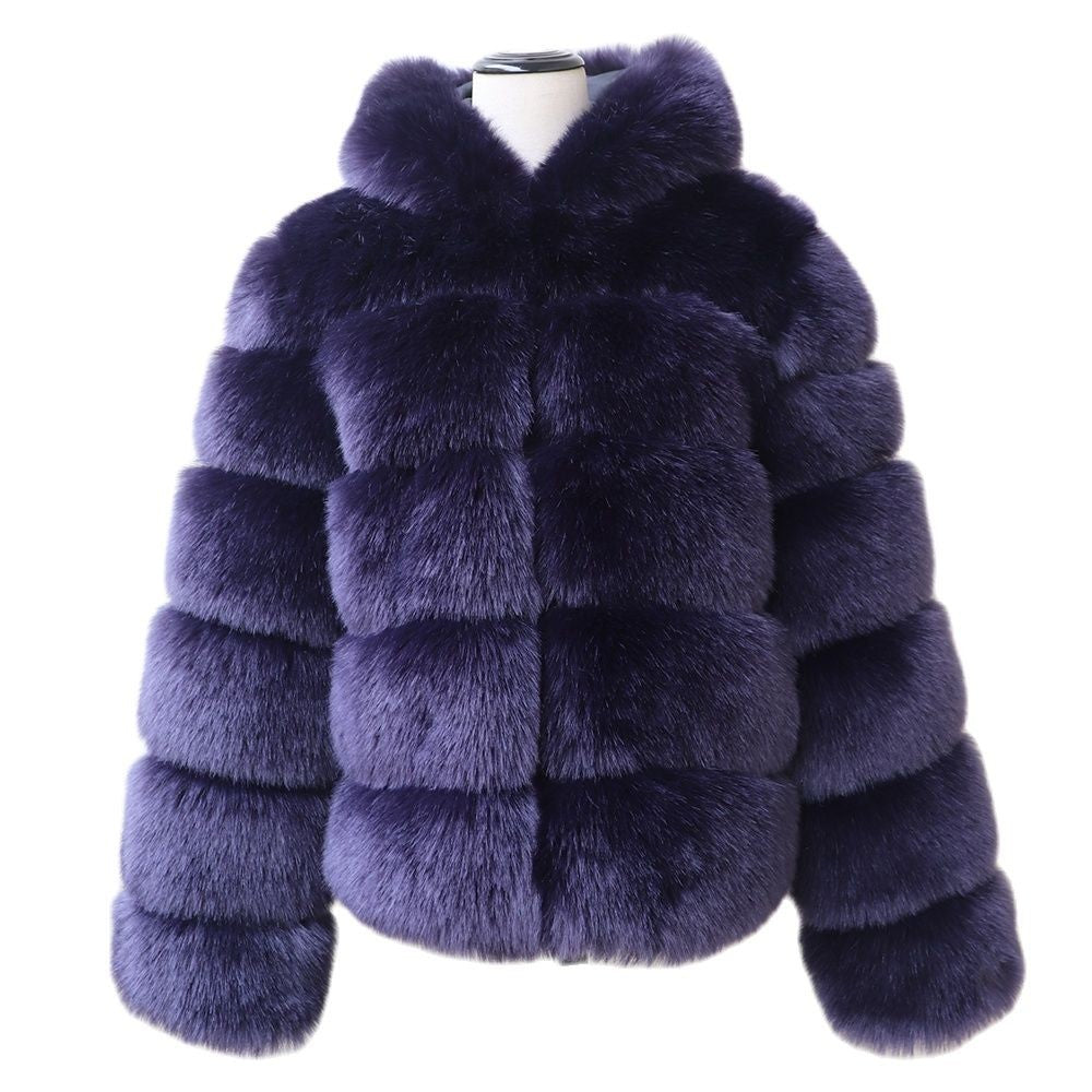 Pelliccia cappuccio Elodie